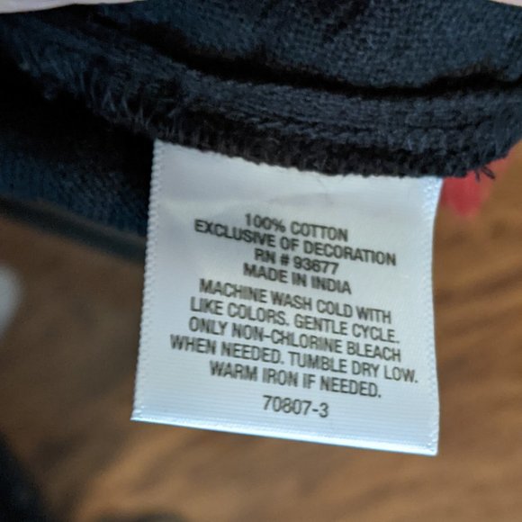 Ana Black White Bo-Ho Inspired Tassel Tank XL NWT - Picture 9 of 10